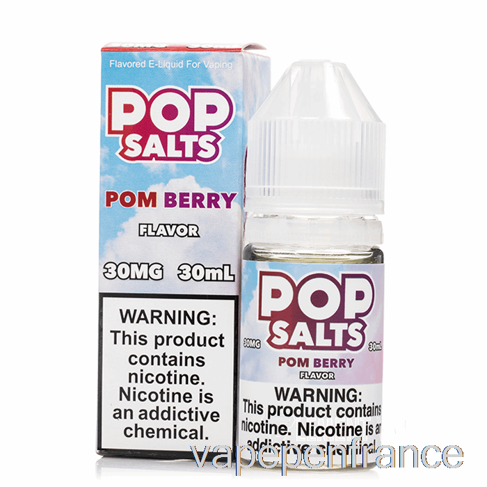 Pom Berry - Sels Pop - Stylo Vape 30 Ml 50 Mg